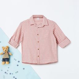 max Boys Regular Fit Striped Cotton Shirt-picture-37