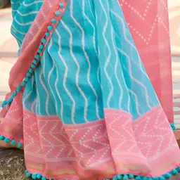 Anouk Leheriya Printed Saree image 3