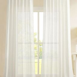 HOMEMONDE White Set of 2 Sheer Door Curtain-29