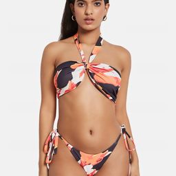 SECRETS BY ZEROKAATA Women Printed Halter Beachwear Swim Bikini Set-picture-49