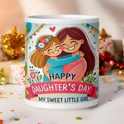 bettergiftflowers Green & Pink Text or Slogans Printed Ceramic Glossy Mugs Set of Cups and Mugs-50