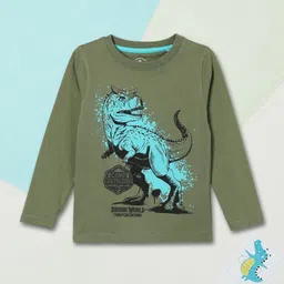 max Boys Graphic Printed Round Neck Cotton T-shirt-picture-32