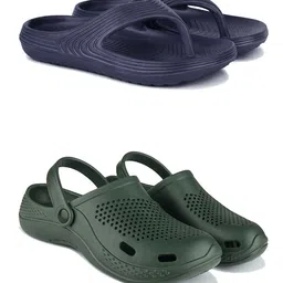 PENNEN Set Of 2 Stylish Thong Flip-Flops & Clogs-picture-7