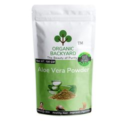 Organic Backyard 100% Natural Aloevera Powder - 100 g-image-103