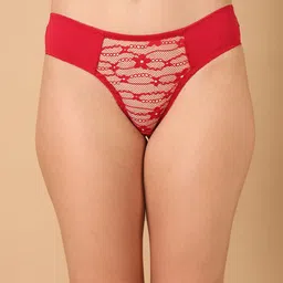 PrettyCat Lace Mid Rise Hipster Bikini 
PC-PA-7028-RED-S-picture-48