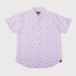 Gini and Jony Boys Standard Opaque Printed Casual Shirt-image-17