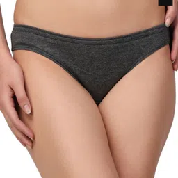 Moda Rapido Pack Of 2 Mid-RiseHipsterBriefs MR-1005 Panty Black-Grey-image-85