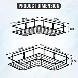Kuber Industries Black Set of 4 Regular Multi-Utility Organisers image 3