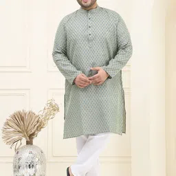 SOJANYA PLUS Men Regular Kurta with Pyjamas-image-76