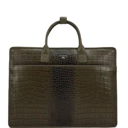 Da Milano Men Textured Leather Laptop Sleeve-image-75