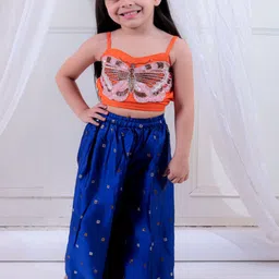 Twisha Girls Embellished Top with Trousers-image-79