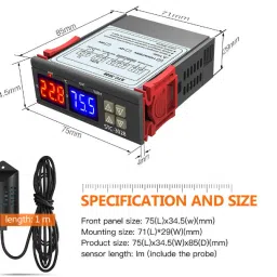 TM&W STC3028 intelligent digital display temperature and humidity controller constant Multipurpose Controller-14