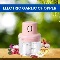 Chopper (Electric Rechargeable Chopper) for Kitchen Vegetable Garlic Onion A241 Electric Vegetable & Fruit Chopper-image-97