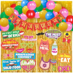 Annaprashan Props, Subh Annaprashan Banner, Annaprashan Decoration Kit-25 Photo Booth Board-image-98