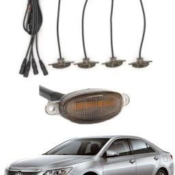 16LED Amber Waterproof Fancy Car Front Grill Light For Universal-Camry Car Fancy Lights-image-62