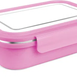 Stainless Steel Lunch Box with Spoon, Lunch Box for School Tiffin Box 2 Containers Lunch Box-image-34