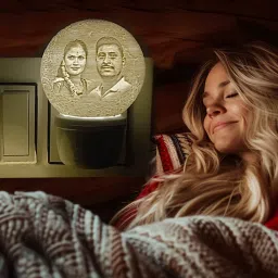 Personalized Mini Moon Lamp with Photo Gift for Friends, Couples, Bro & Sis Night Lamp-picture-2