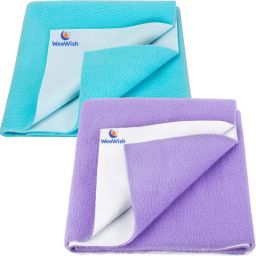 Waterproof, Cotton, Fleece Dry Sheet, Reusable & Washable, (Small) - PACK OF 2-image-88