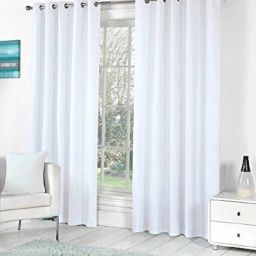 215 cm (7 ft) Polyester Semi Transparent Door Curtain (Pack Of 2)-image-8