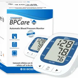 STANDARD Digital Automatic Blood Pressure Monitor | Meter for Bp Check & Pulse Rate | Dual Power Device - Bp Monitor-6