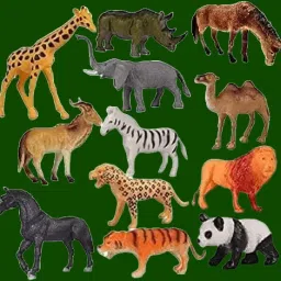 PVC Realistic Mini Jungle Zoo Animal PQ-image-21