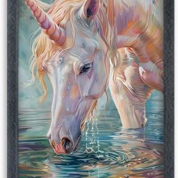 Seven Horse Photo Frame For Wall Mounted Painting Digital Reprint 10 inch x 14 inch Painting-image-23