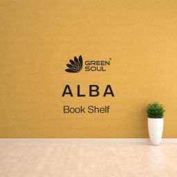 green soul Alba Book Shelf Engineered Wood Open Book Shelf image 2