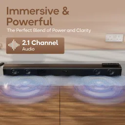 Boult Bassbox X160 2.1 Channel, 160W Power with Subwoofer, 3 EQ Modes, Remote Control 160 W Bluetooth Soundbar image 4