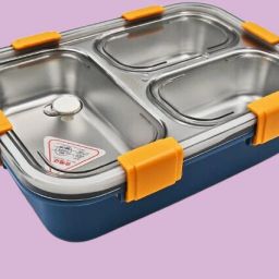 Stainless steel Lunch box 3 Compartment_350 3 Containers Lunch Box-image-10
