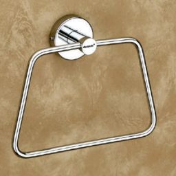 Bathroom Or Sink Towel Holder Ring, Square Solid, Stainless Steel Chrome Finish Towel Holder-image-71