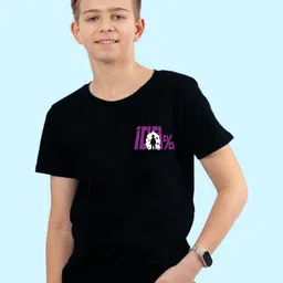 Uniplanet store Boys Typography Printed T-shirt-52