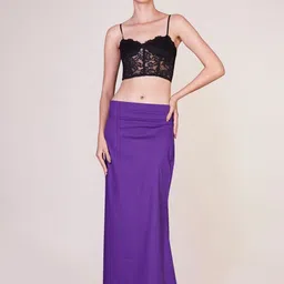 I AM BY DOLLY JAIN Mid-Rise Cotton Saree Shapewear-picture-33
