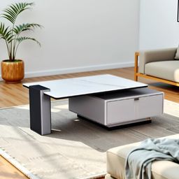 Royaloak Reno Grey & Beige Sintered Top Coffee Table-57