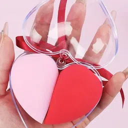 Facejewel Heart-Shaped Makeup Sponge With Set Of 2 Makeup Finger Sponge-5