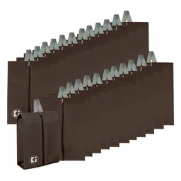Kuber Industries Brown 24 Pieces Shoes Organisers-45