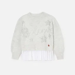 Angel & Rocket Girls Typography Embellished Sweater-image-32