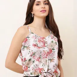 Moda Rapido Floral Printed Cotton Crop Top-image-83