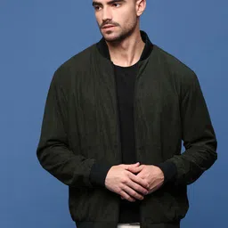 SHOWOFF Men Corduroy Windcheater Bomber Jacket-picture-7