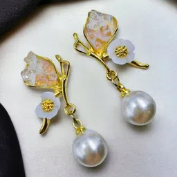 DressBerry Contemporary Drop Earrings-16