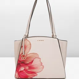 Allen Solly Floral Printed & Textured Swagger Shoulder Bag-image-13