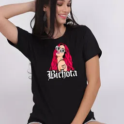 Moda Rapido Women Drop-Shoulder Sleeves T-shirt-picture-35
