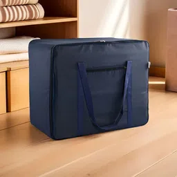 Aura Navy Blue Storage Attachi Bag With Handles-image-95
