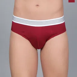 Mast & Harbour Men Pack of 2 Ultra-Soft & Breathable Basic Briefs MnH_001_BRF_MRN/GW/_2PC-picture-5