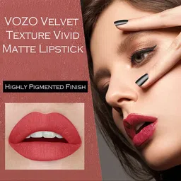 VOZO Set Of 4 Matte Lips Liquid Lipstick 4 ml Each Shade 101-105-106-201 image 5