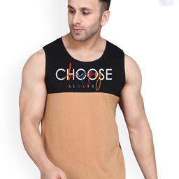 SLOWLORIS Pack Of 2 Printed Scoop Neck Gym Vests VSL26 CMB(CHS BLACKRUST)(ADV WHITE)-image-76