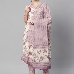 SZN Women Purple Kurta Sets-picture-8