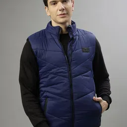 Iconic Men Camouflage Padded Jacket with Patchwork-picture-42