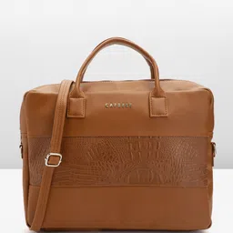 Caprese Textured Laptop Bag-25