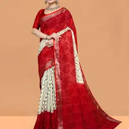 Abhilasha Zari Pure Cotton Maheshwari Saree-picture-54