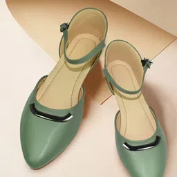 Ajanta Women Solid Pointed Toe Mules-37